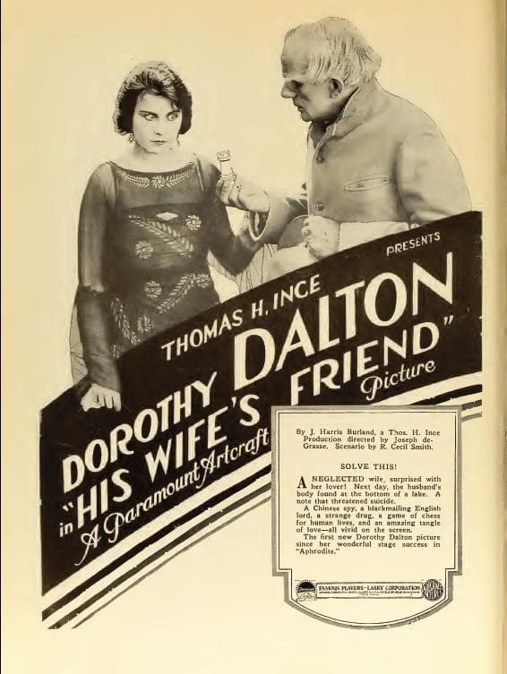 His Wife's Friend poster