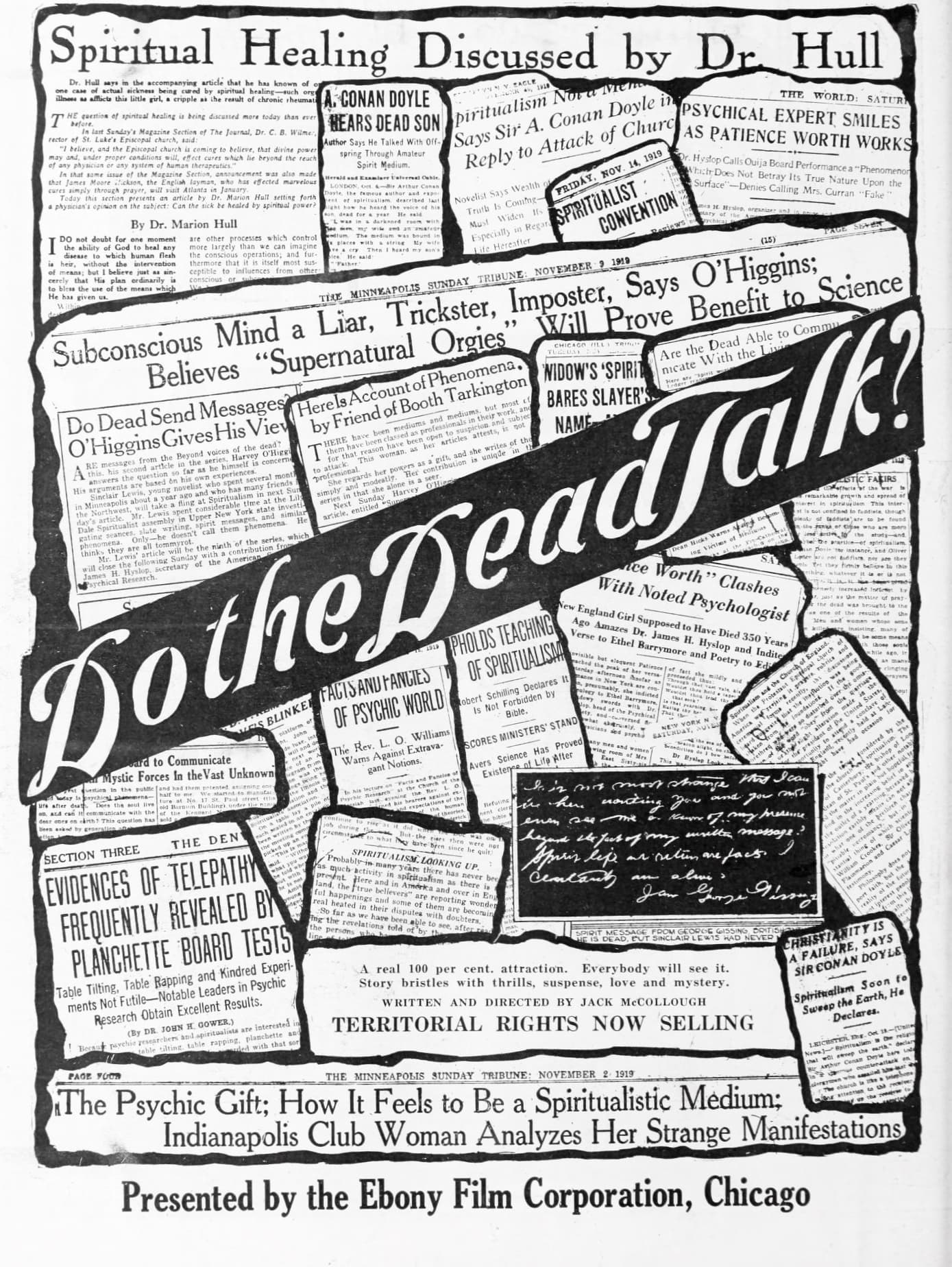 Do the Dead Talk? poster – Cult Cinema