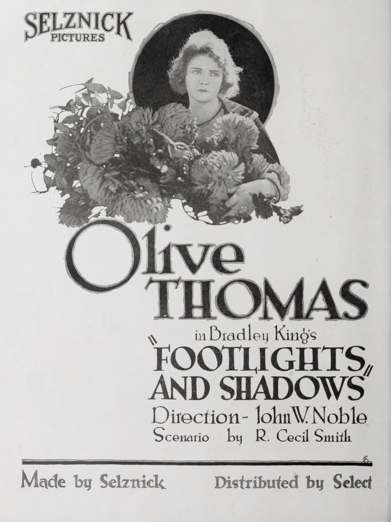 Footlights and Shadows (1920) film backdrop