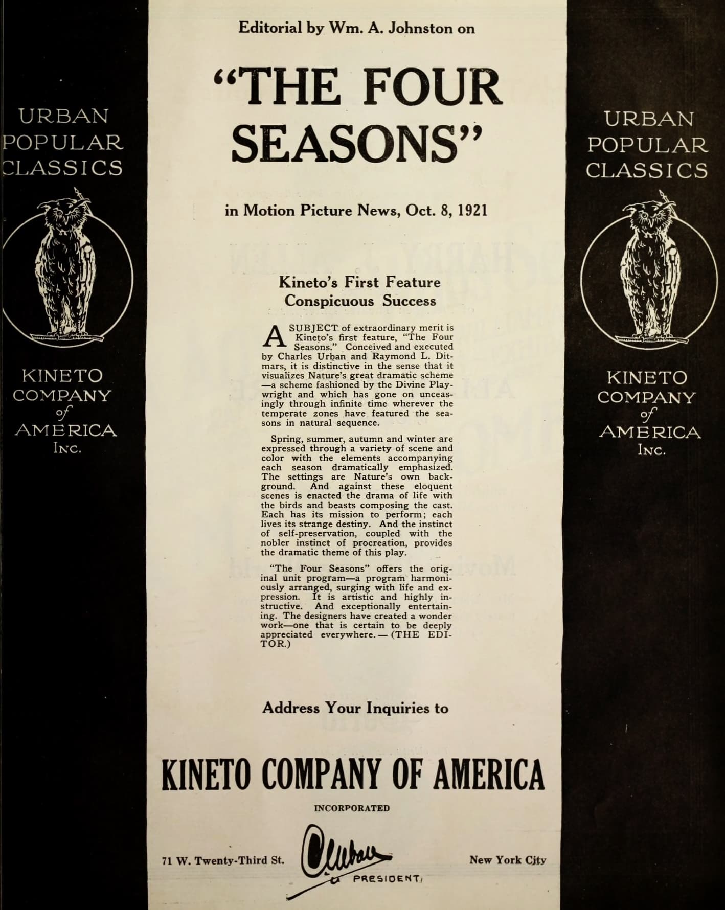 The Four Seasons poster – Cult Cinema