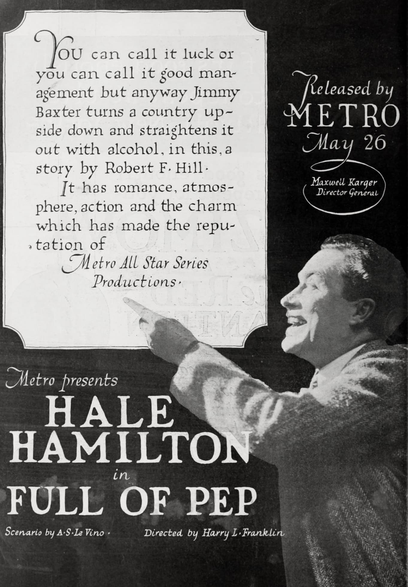 Full of Pep poster – Cult Cinema