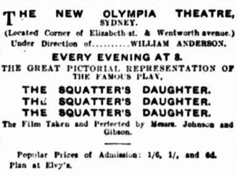 The Squatter's Daughter