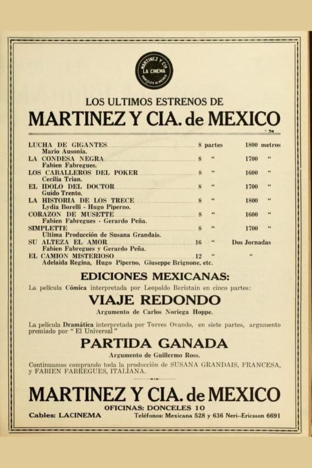 Viaje redondo poster