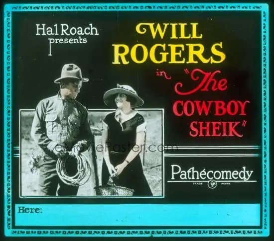 The Cowboy Sheik (1924) film backdrop