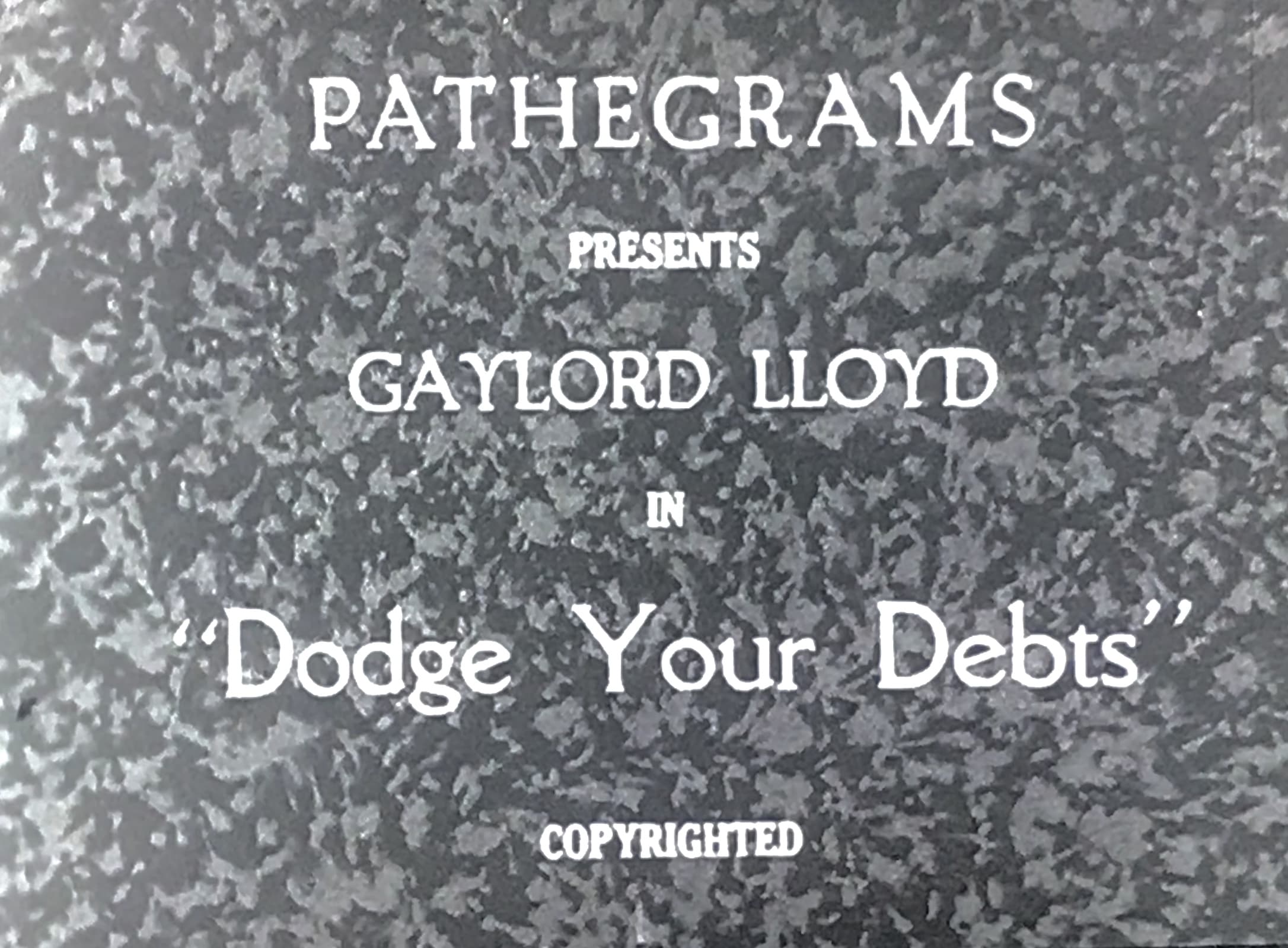 Dodge Your Debts (1921) hero backdrop