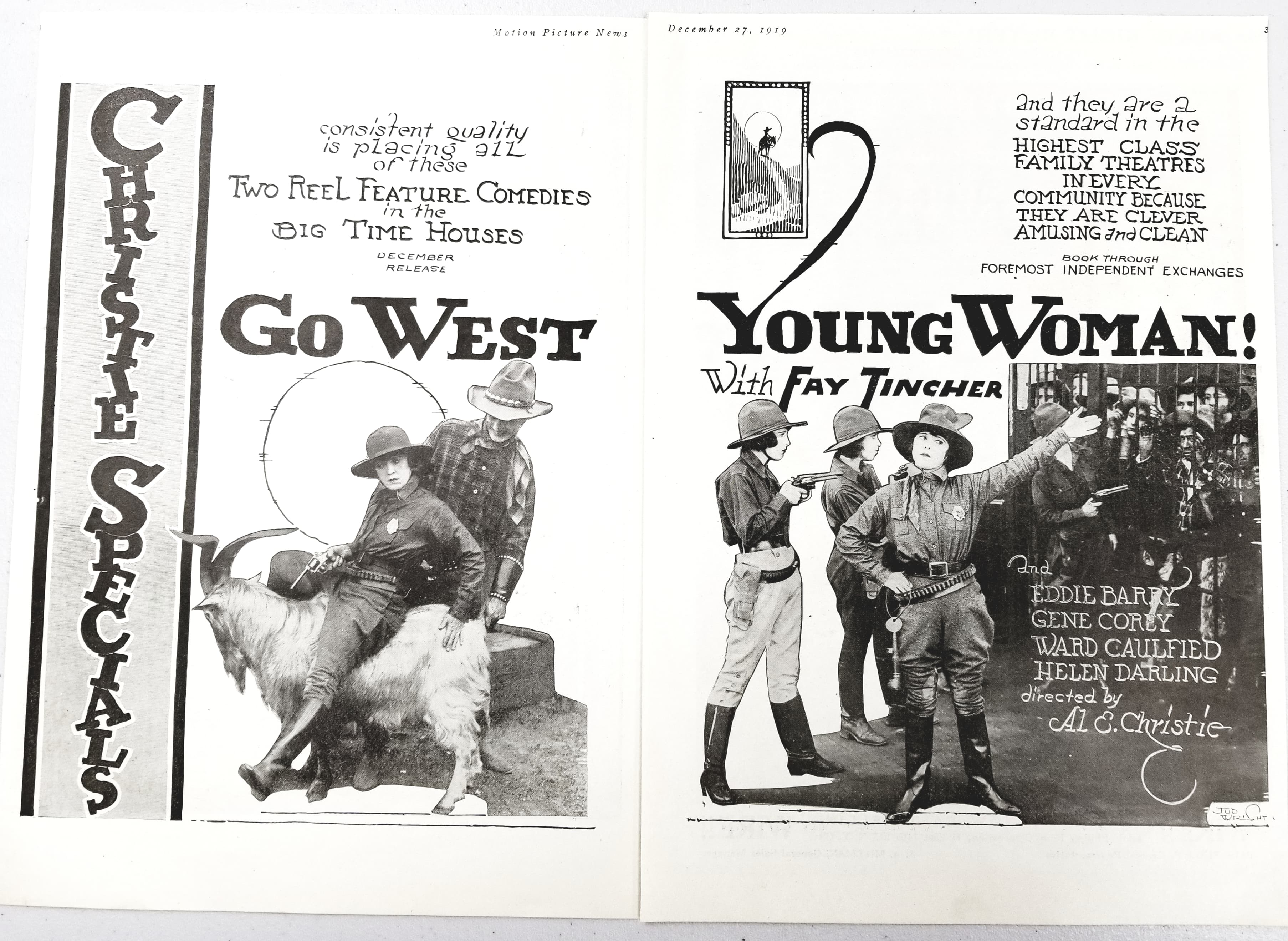Go West, Young Woman poster
