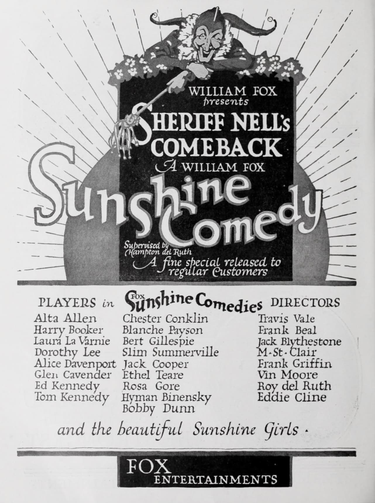 Sheriff Nell's Comeback poster