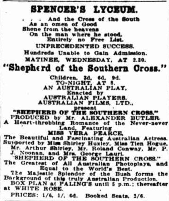 The Shepherd of the Southern Cross poster – Cult Cinema