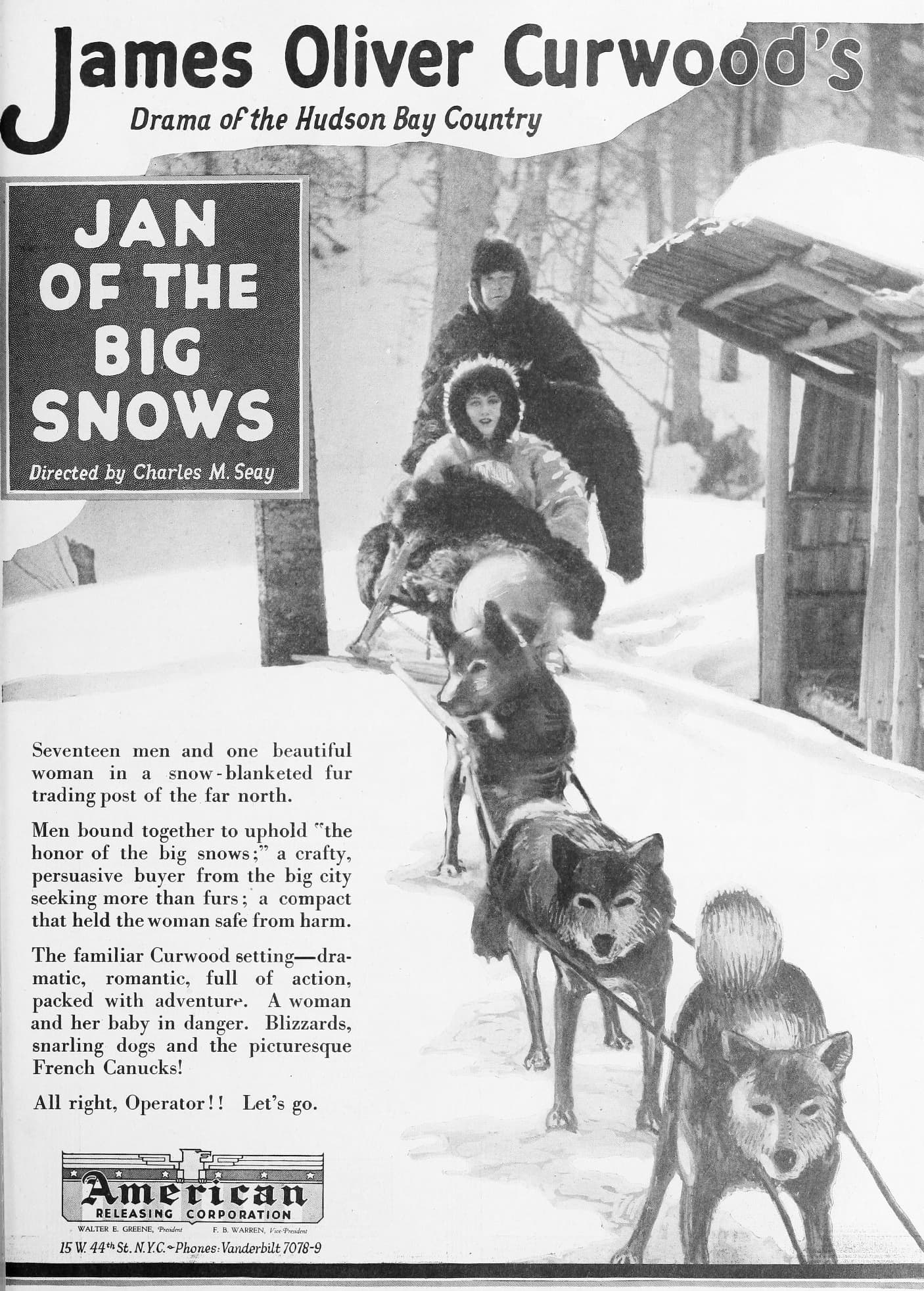 Jan of the Big Snows poster – Cult Cinema