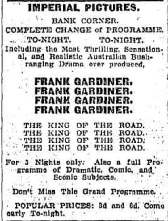 Frank Gardiner, the King of the Road