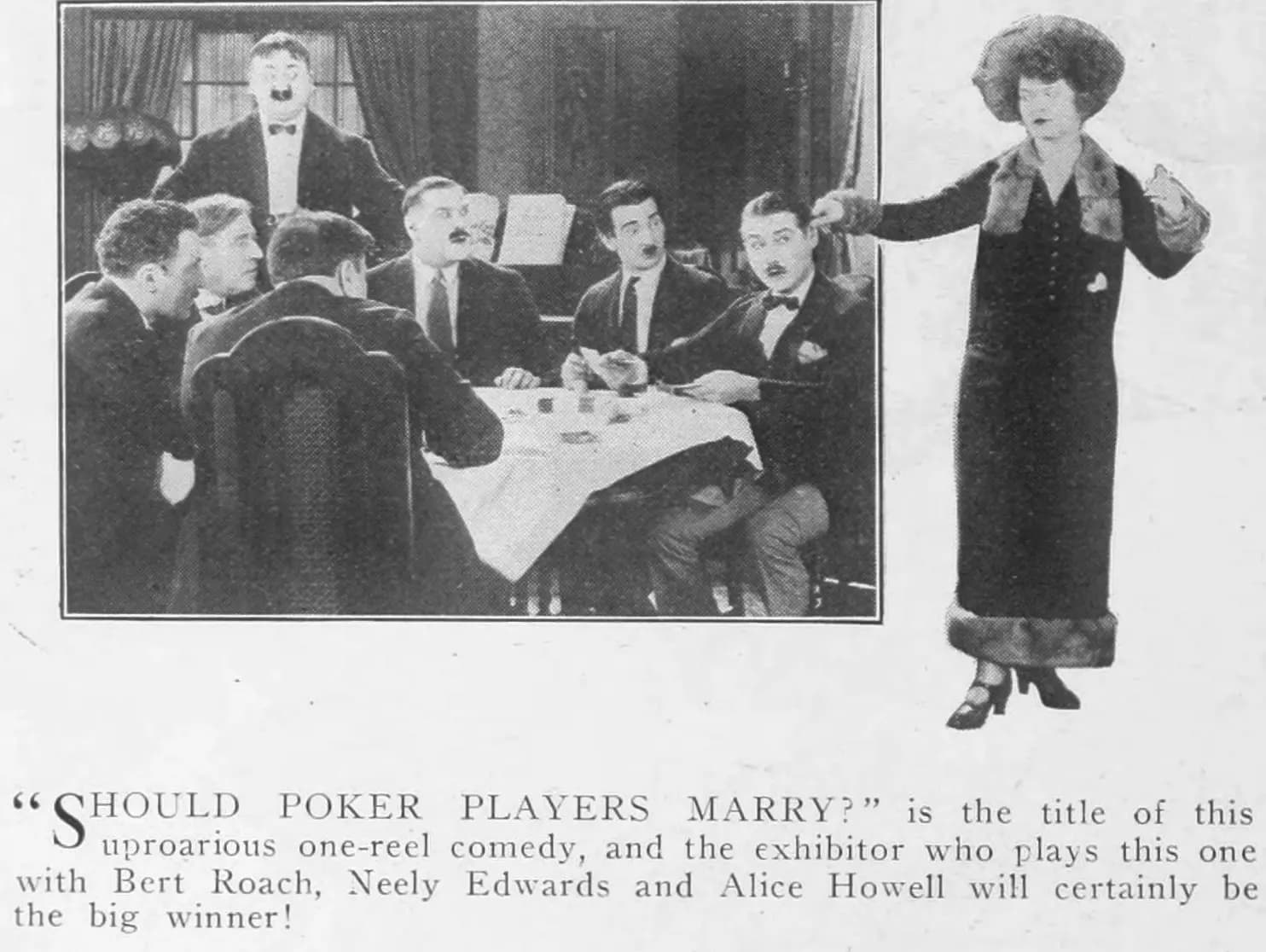Should Poker Players Marry? (1924) film backdrop