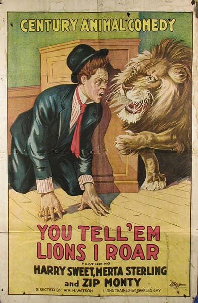 You Tell 'Em, Lions, I Roar poster – Cult Cinema