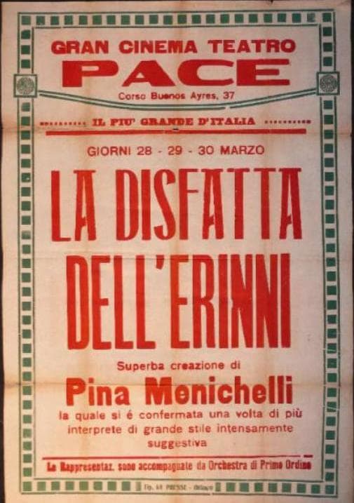 La disfatta dell'Erinni (1920) film backdrop