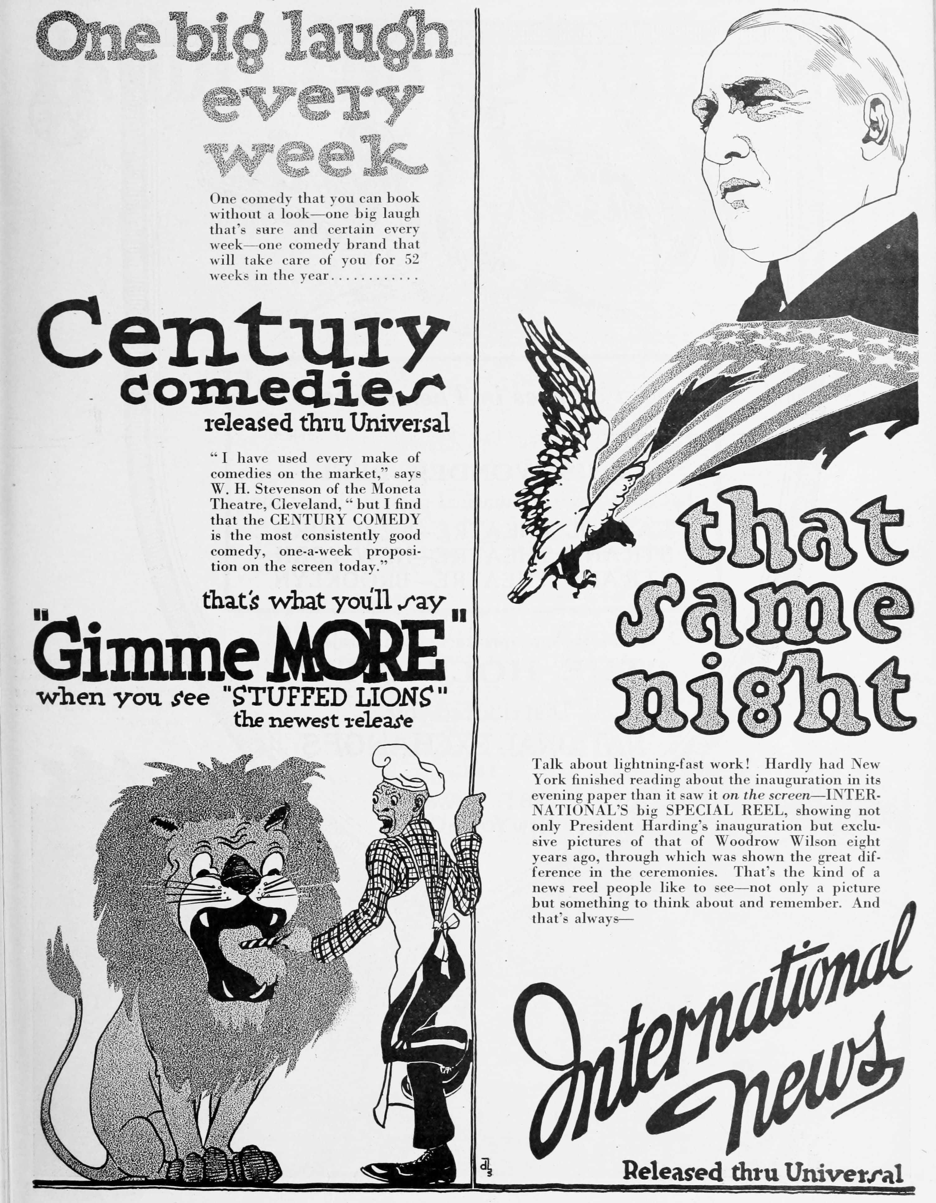 Stuffed Lions poster – Cult Cinema