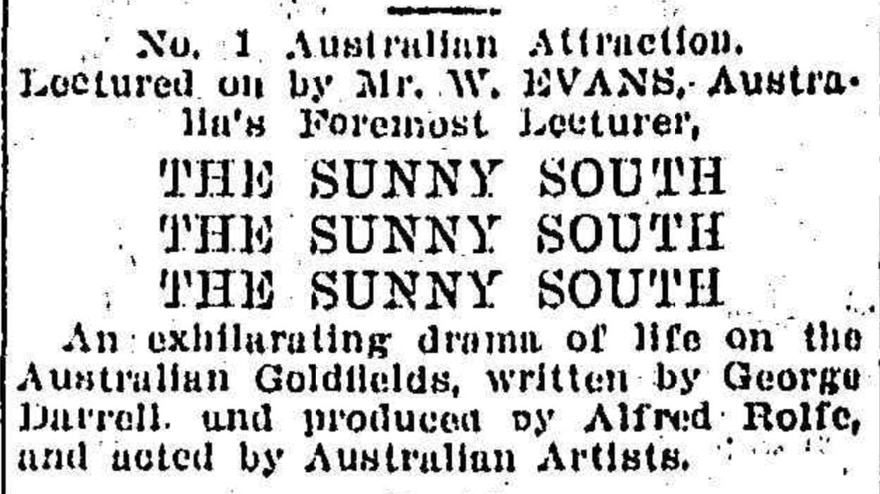 The Sunny South or The Whirlwind of Fate