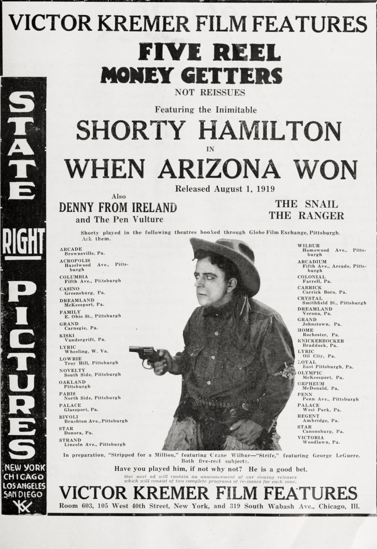 When Arizona Won poster – Cult Cinema