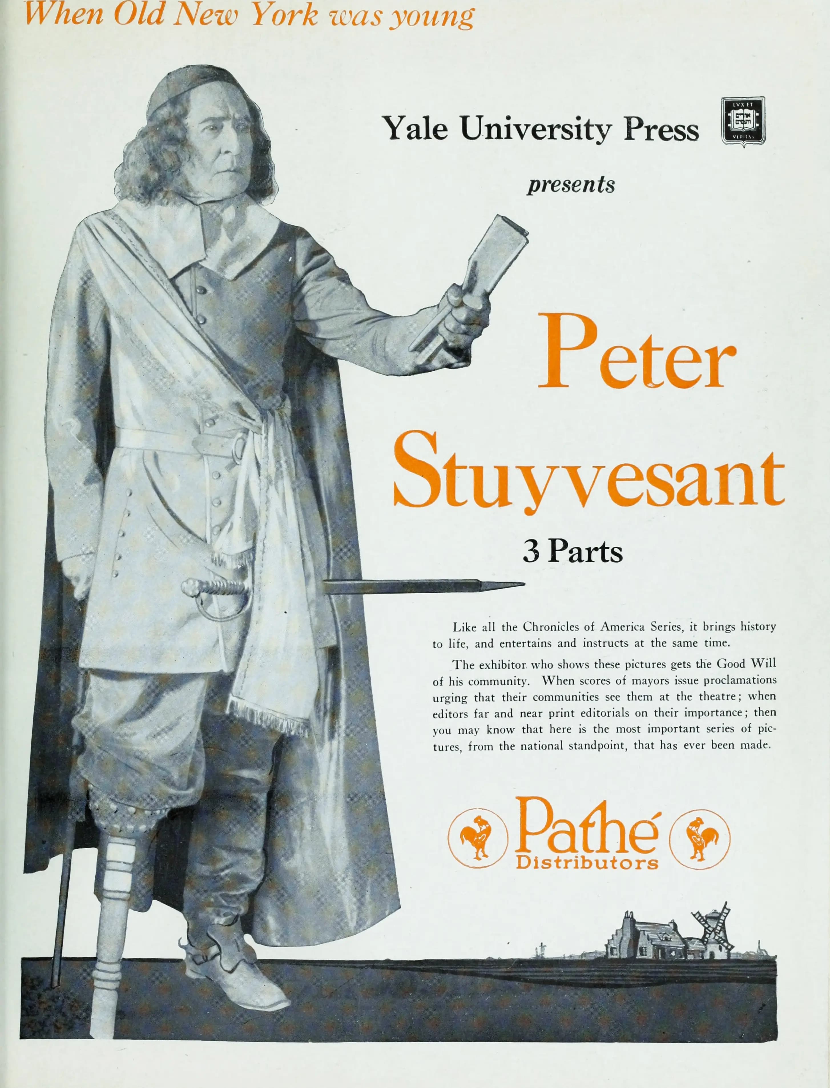 Peter Stuyvesant (1924) film backdrop