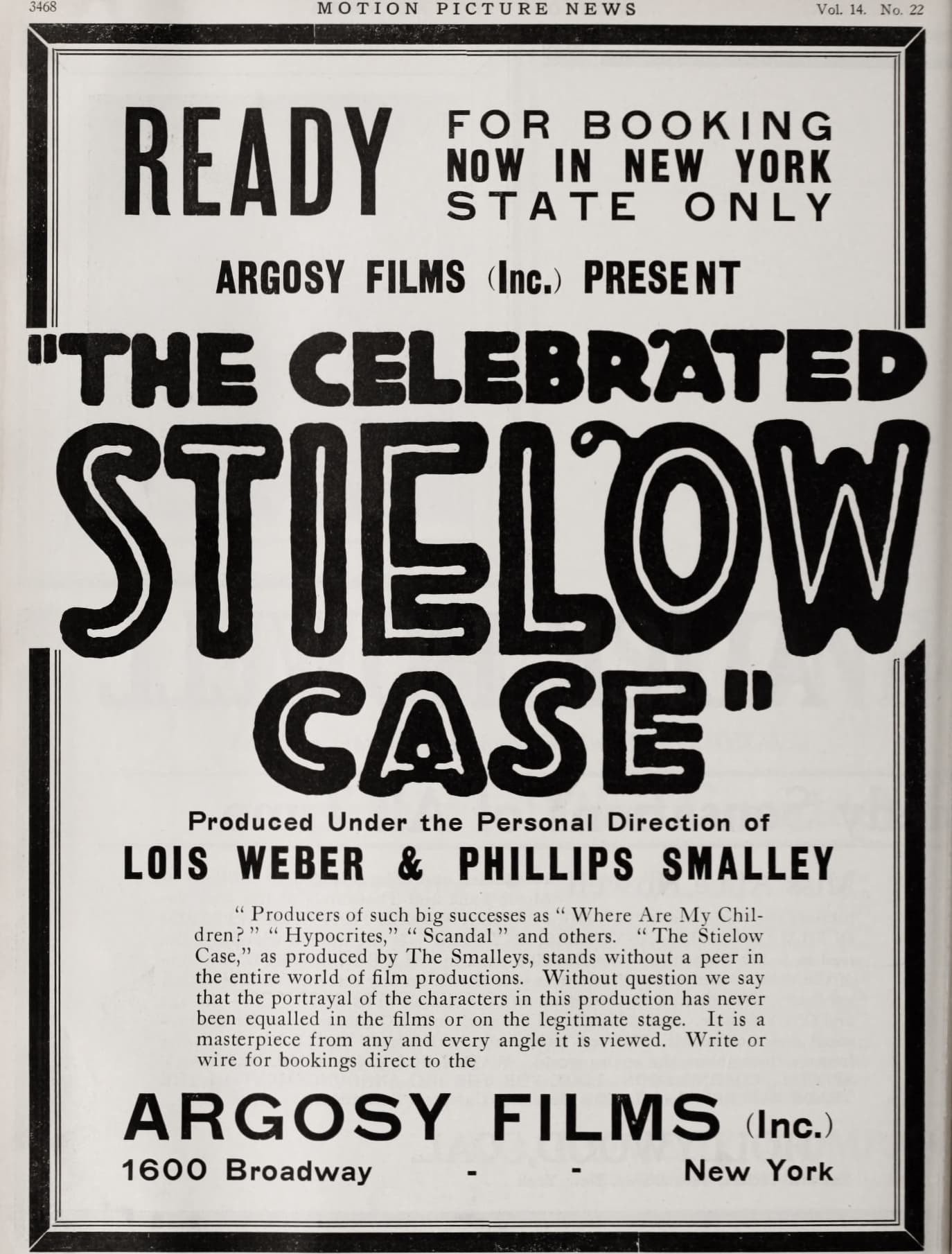 The Celebrated Stielow Case