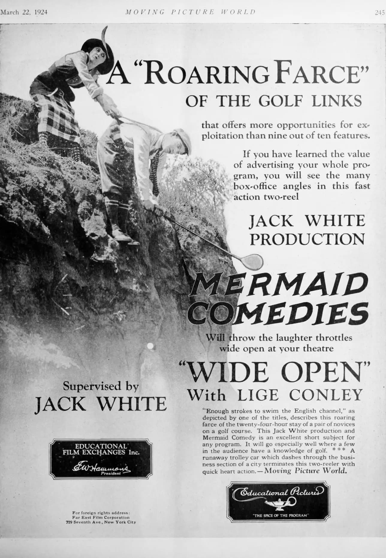 Wide Open (1924) film backdrop