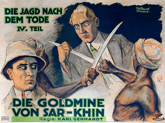 Die Jagd nach dem Tode - 4. Teil: Die Goldmine von Sar-Khin (1921) film backdrop