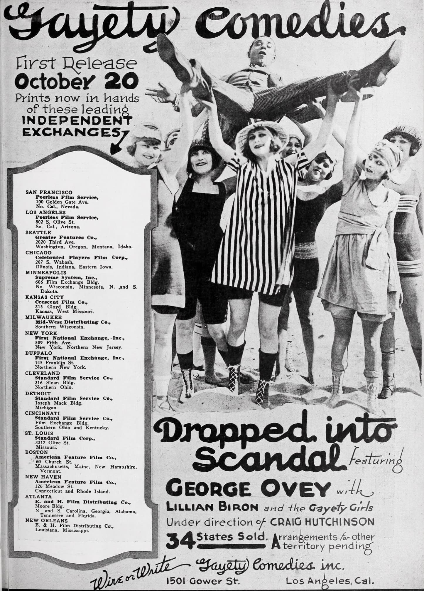 Dropped Into Scandal poster