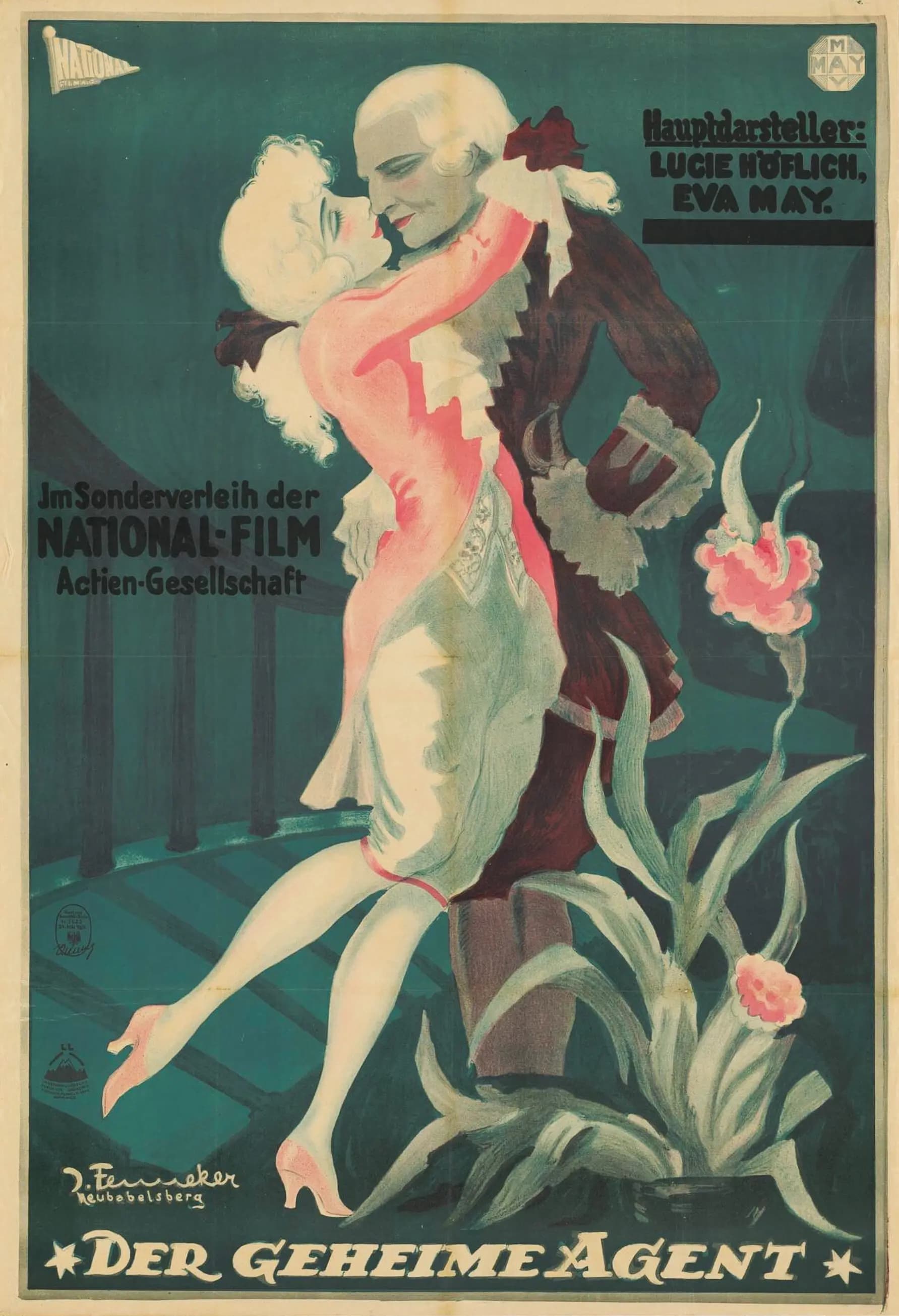 Der geheime Agent (1924) film backdrop
