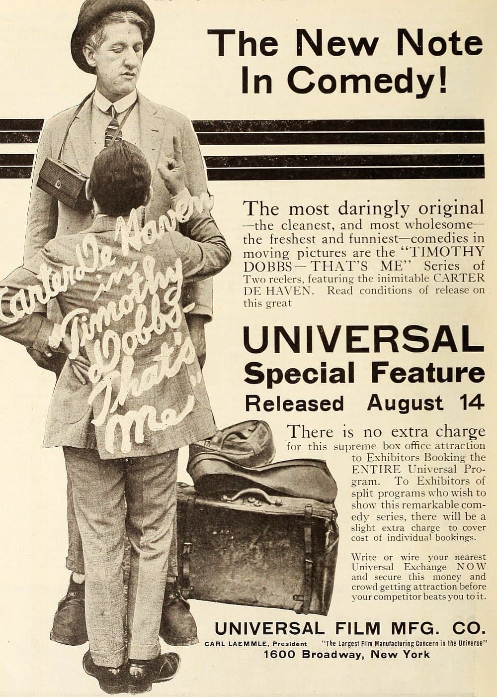 Timothy Dobbs, That's Me (1916) film backdrop