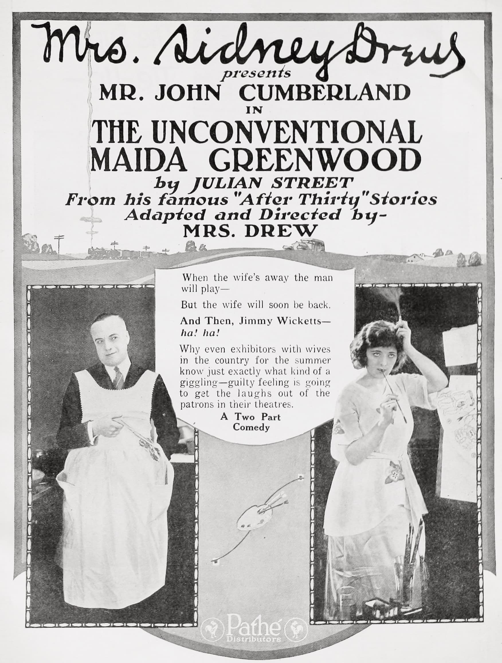The Unconventional Maida Greenwood (1920) film backdrop