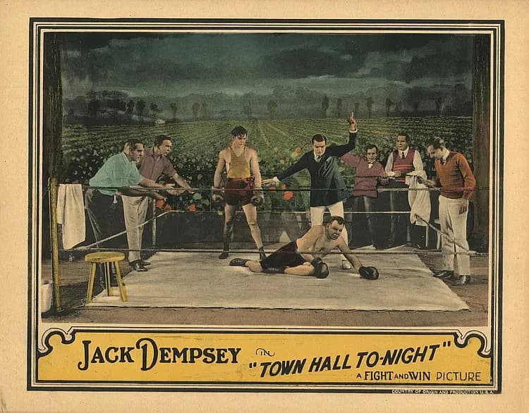 The Town Hall to-Night (1924) film backdrop