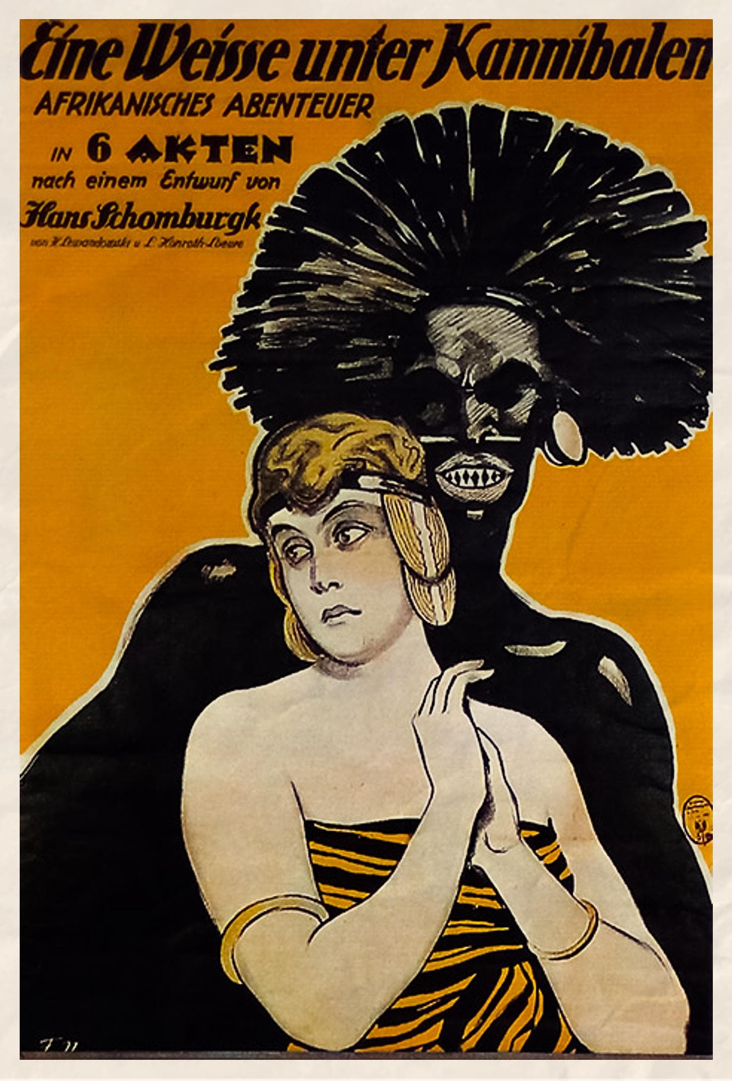 Eine weisse unter Kannibalen poster – Cult Cinema