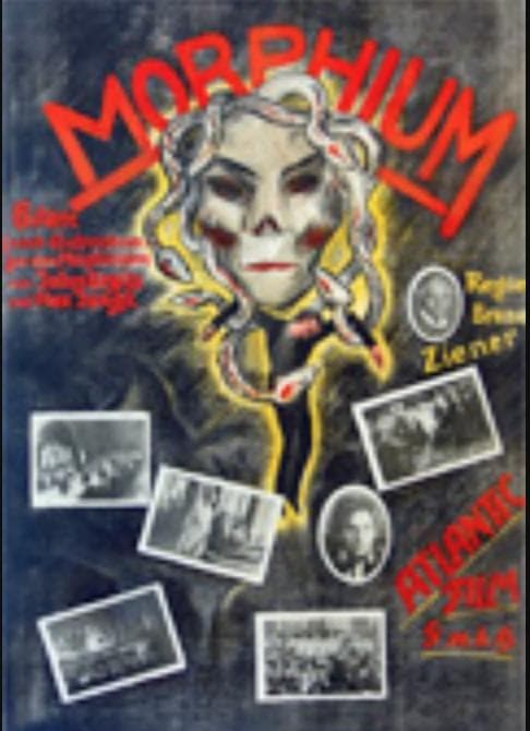 Morphium (1919) film backdrop