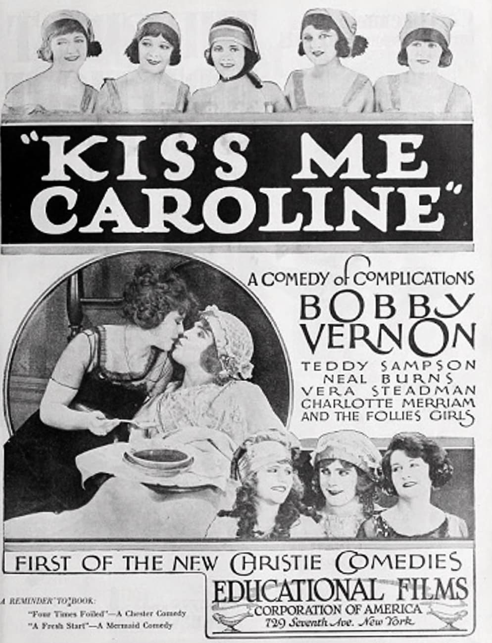 Kiss Me, Caroline poster