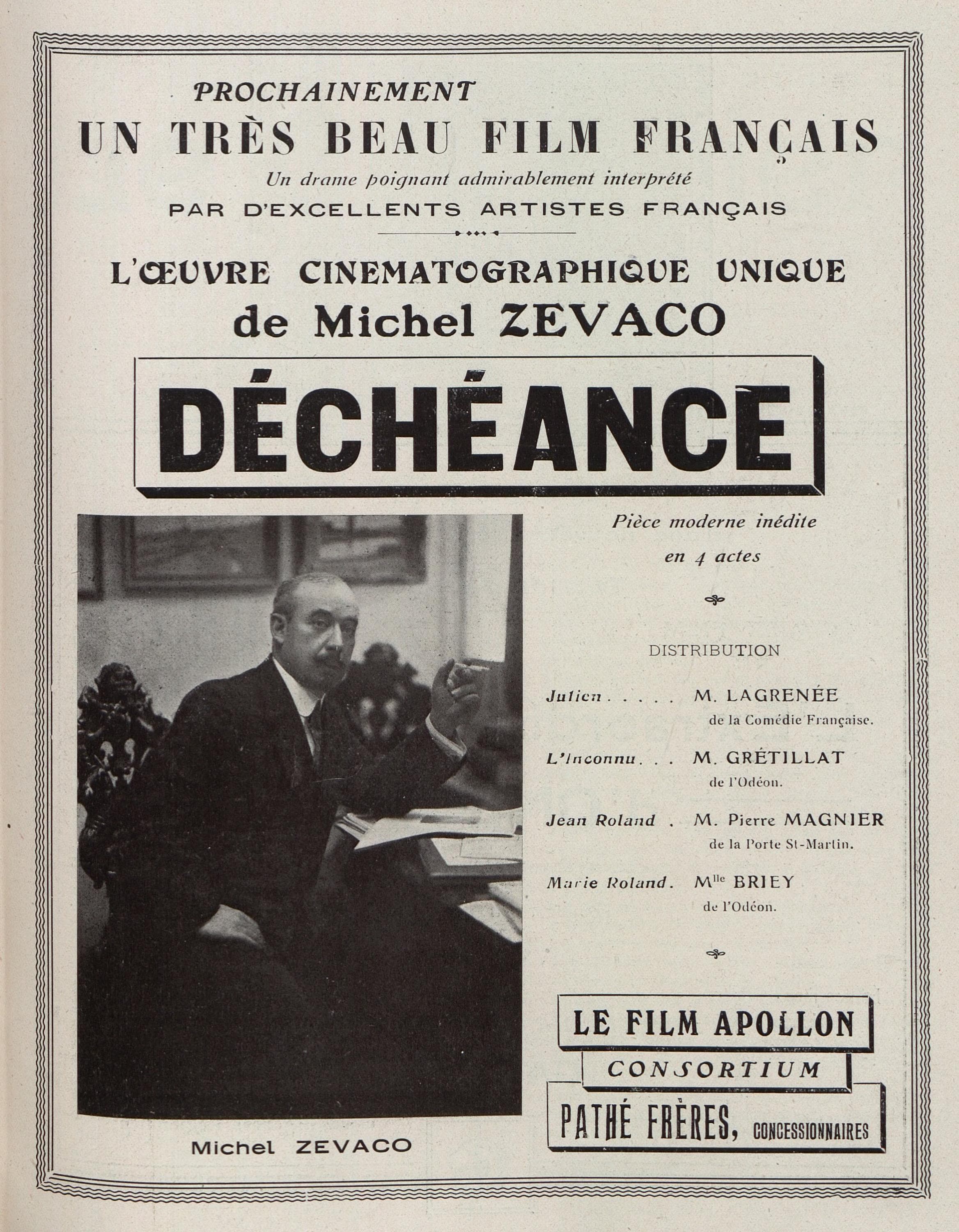 Déchéance (1918) film backdrop