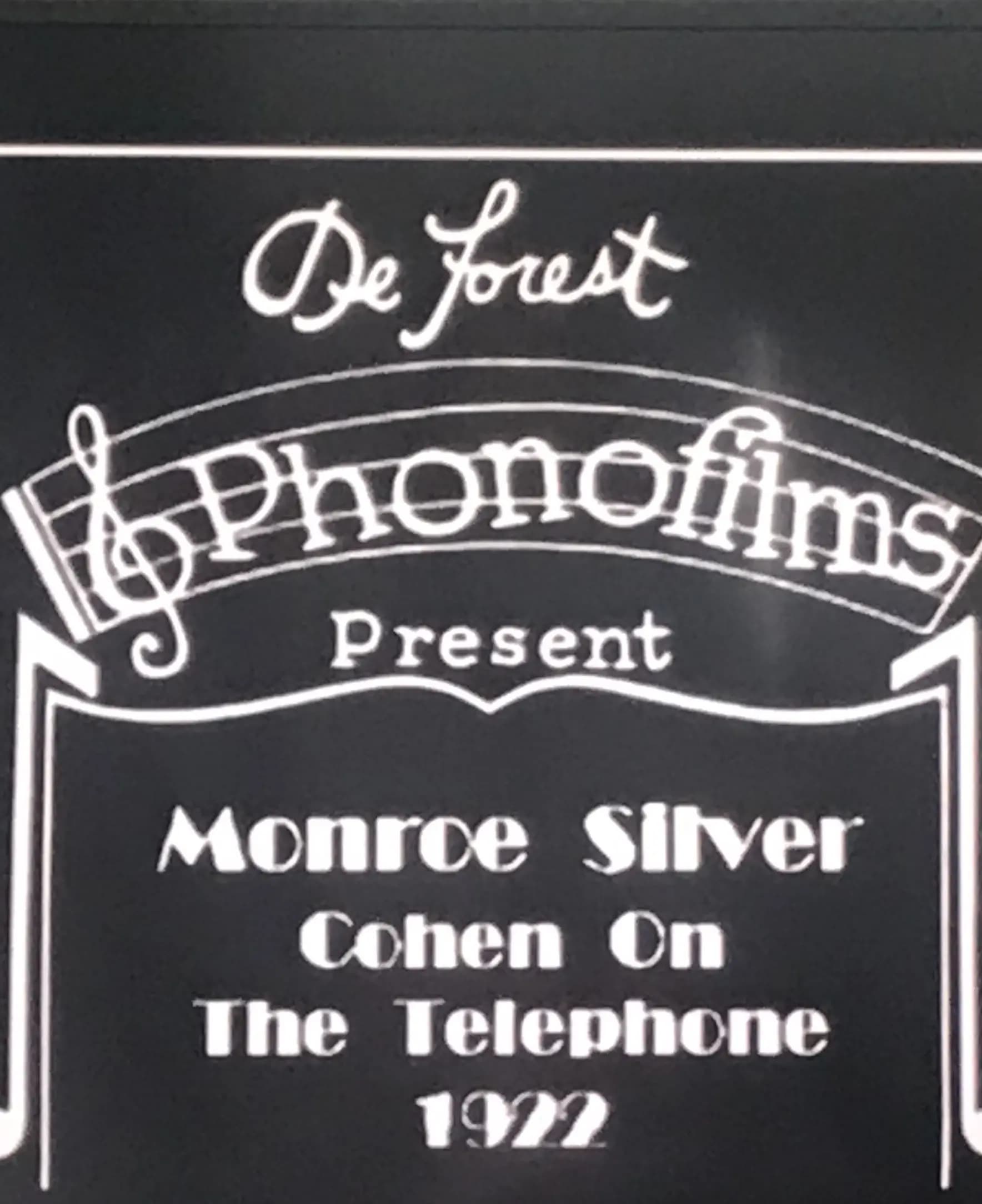 Cohen on the Telephone poster – Cult Cinema