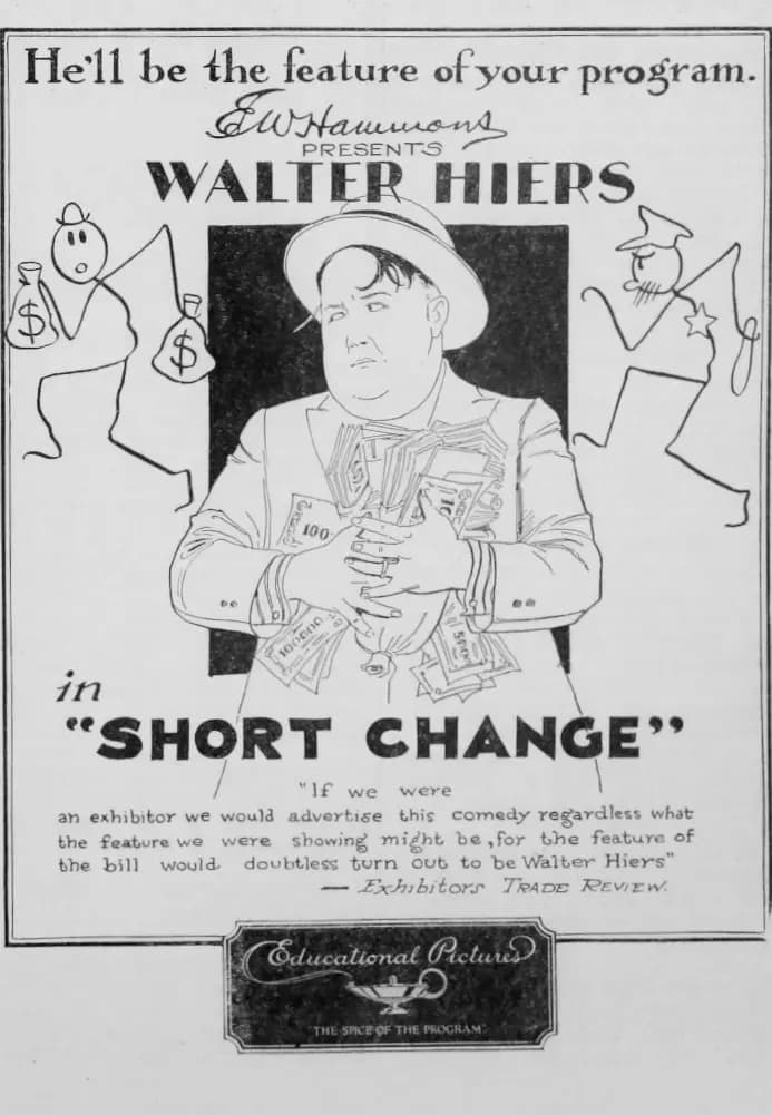 Short Change (1924) film backdrop