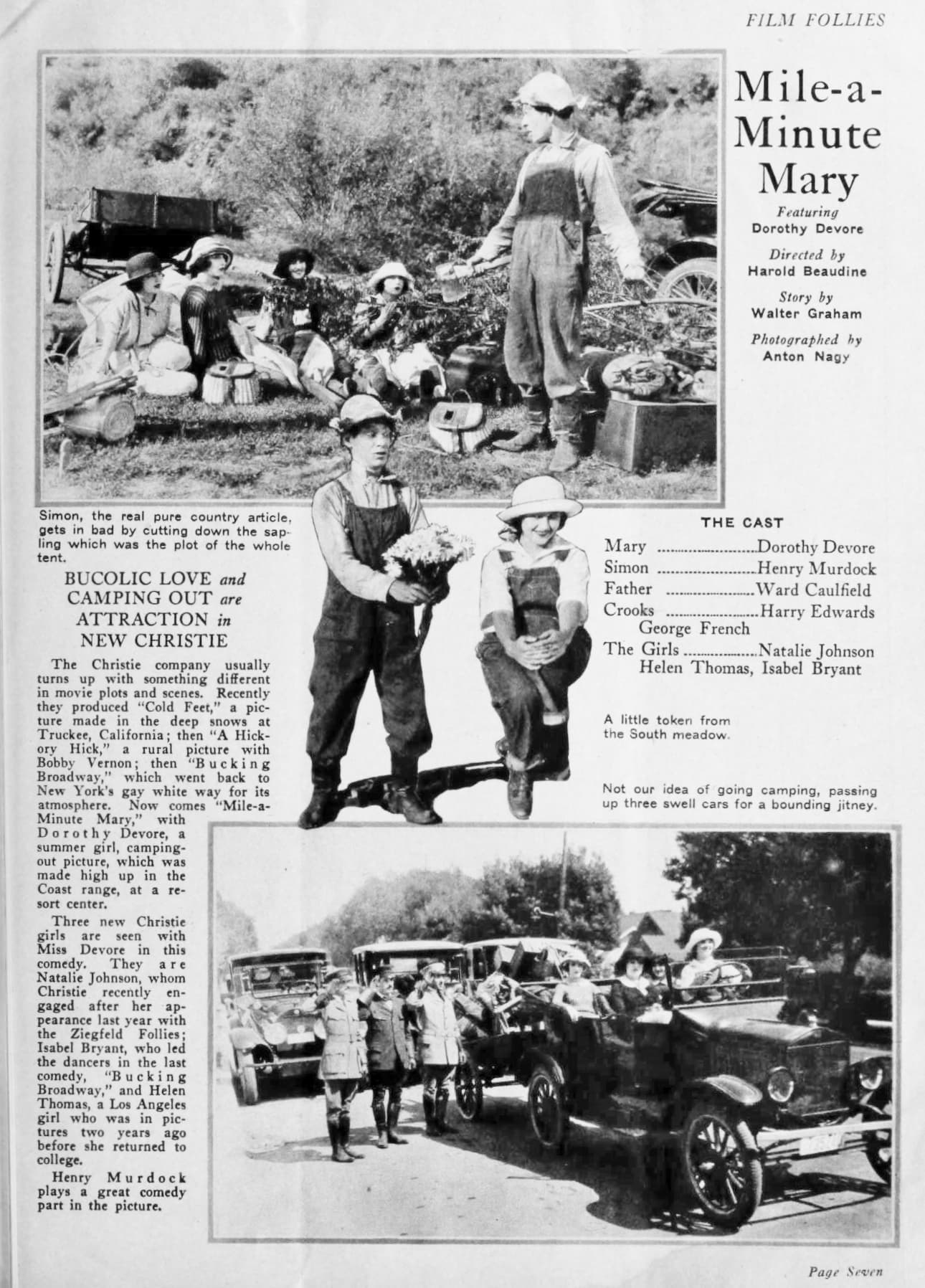 Mile-a-Minute Mary poster – Cult Cinema