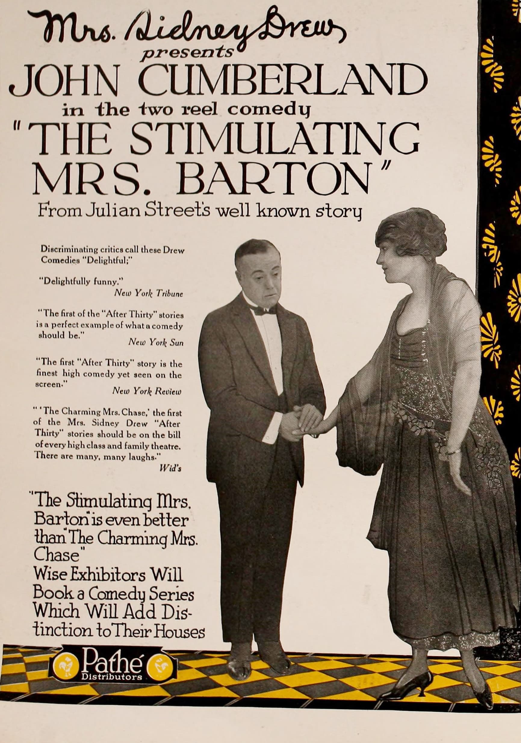 The Stimulating Mrs. Barton poster – Cult Cinema