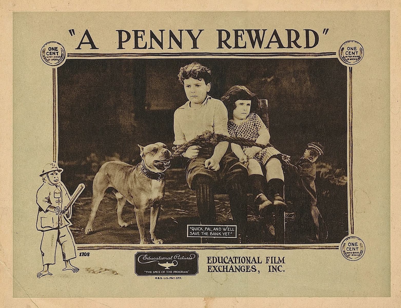 A Penny Reward poster