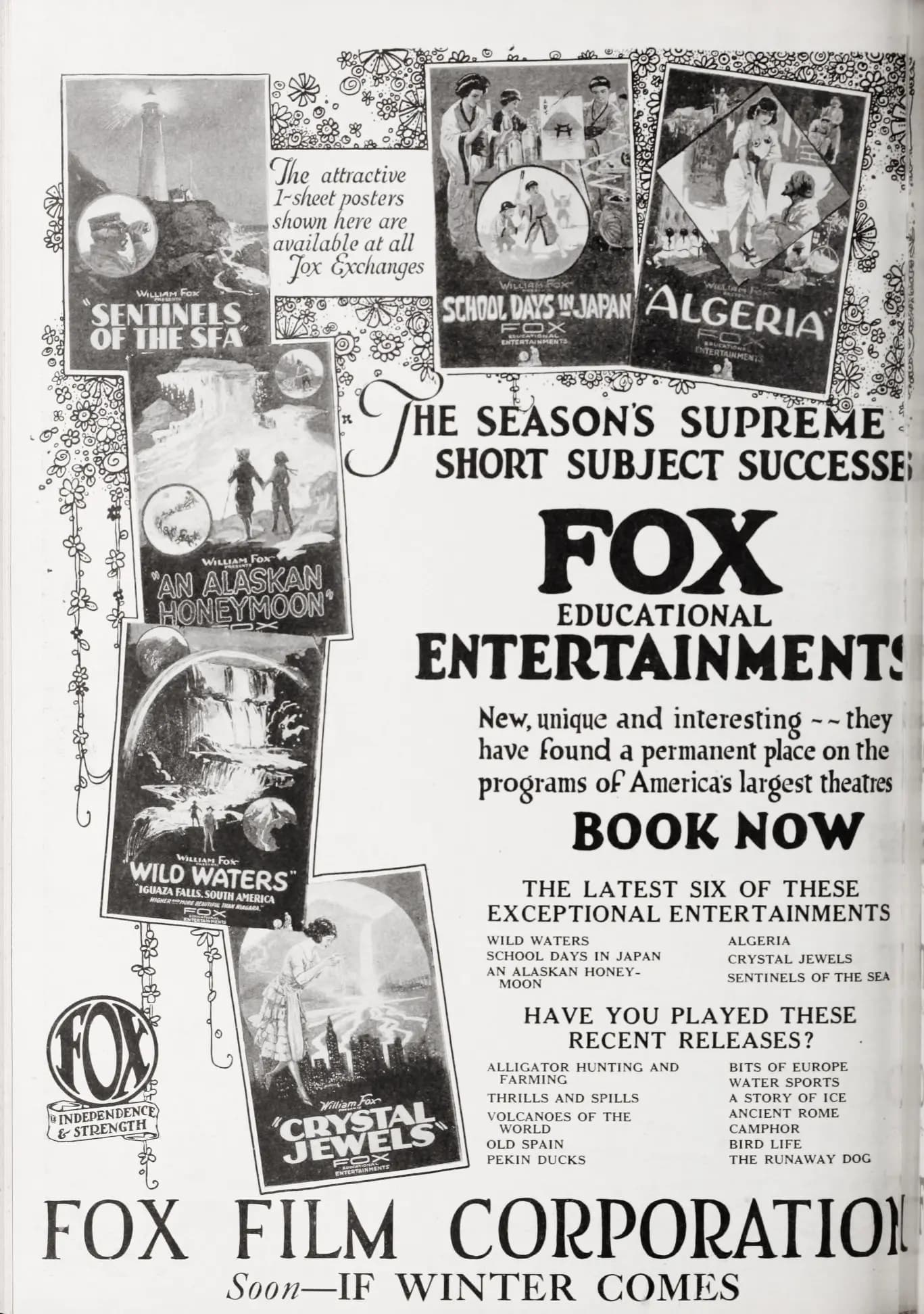 An Alaskan Honeymoon (1923) film backdrop