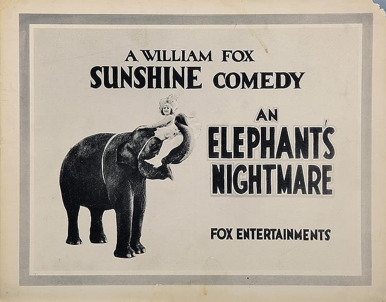 An Elephant's Nightmare poster – Cult Cinema