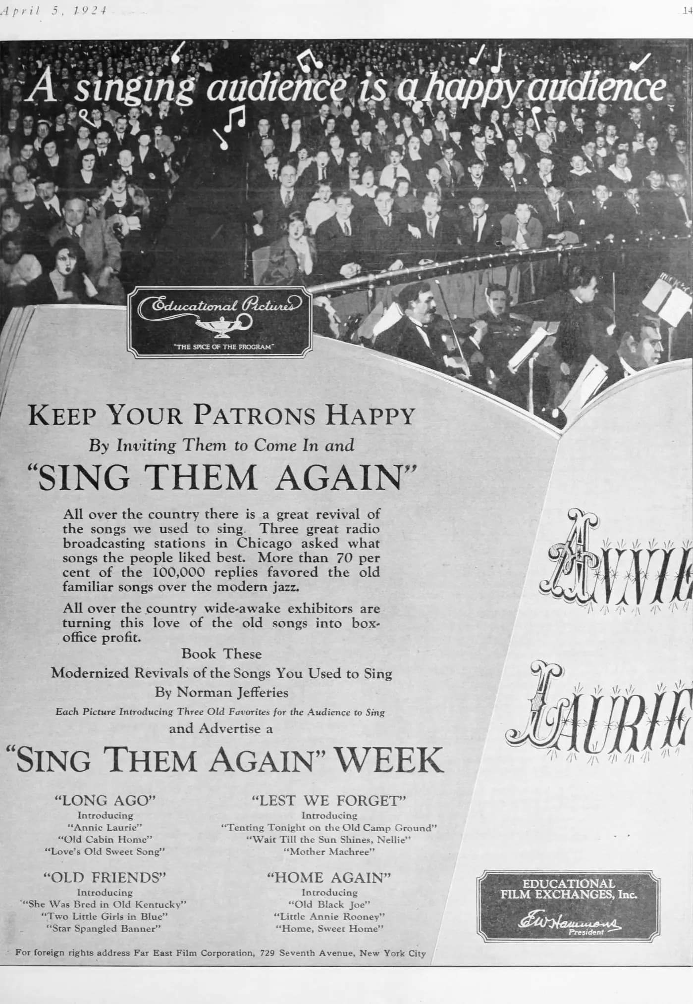 Lest We Forget (1924) film backdrop