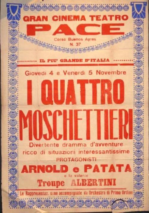 I quattro moschettieri poster