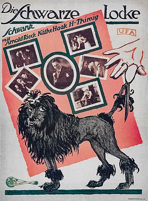 Die schwarze Locke poster