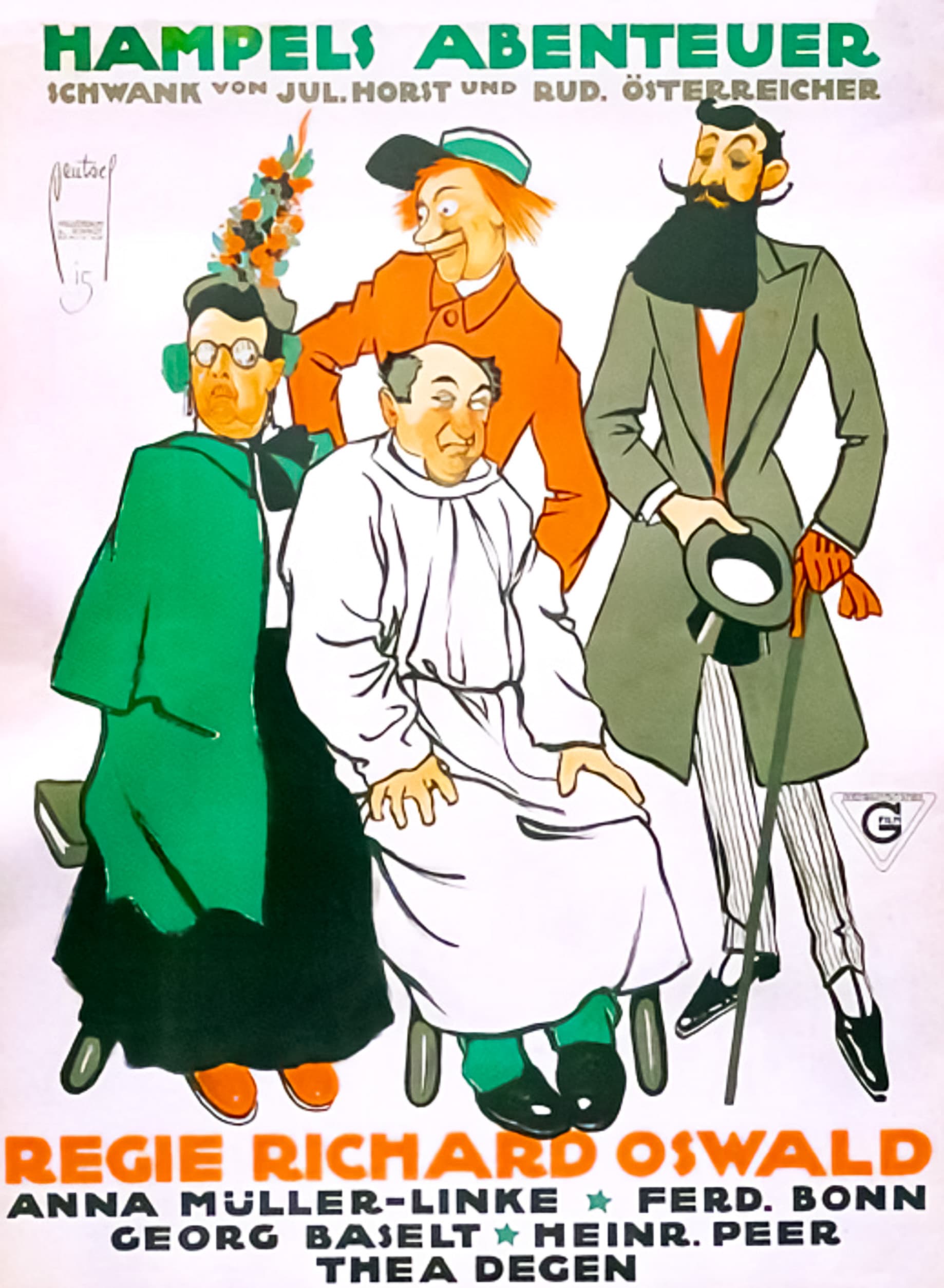 Hampels Abenteuer poster