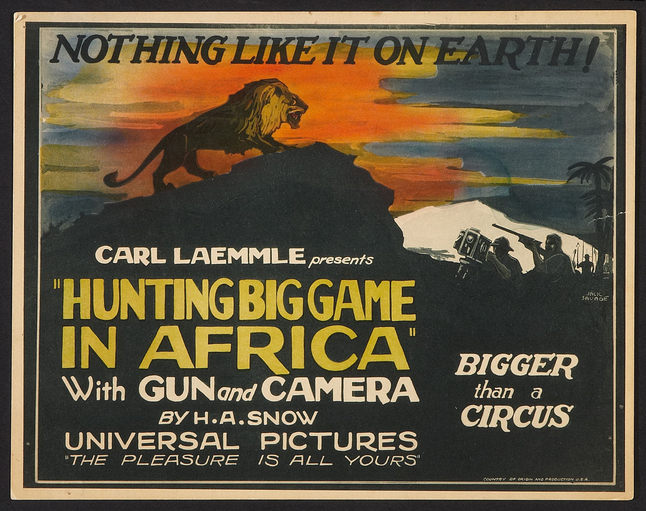 Hunting Big Game in Africa with Gun and Camera