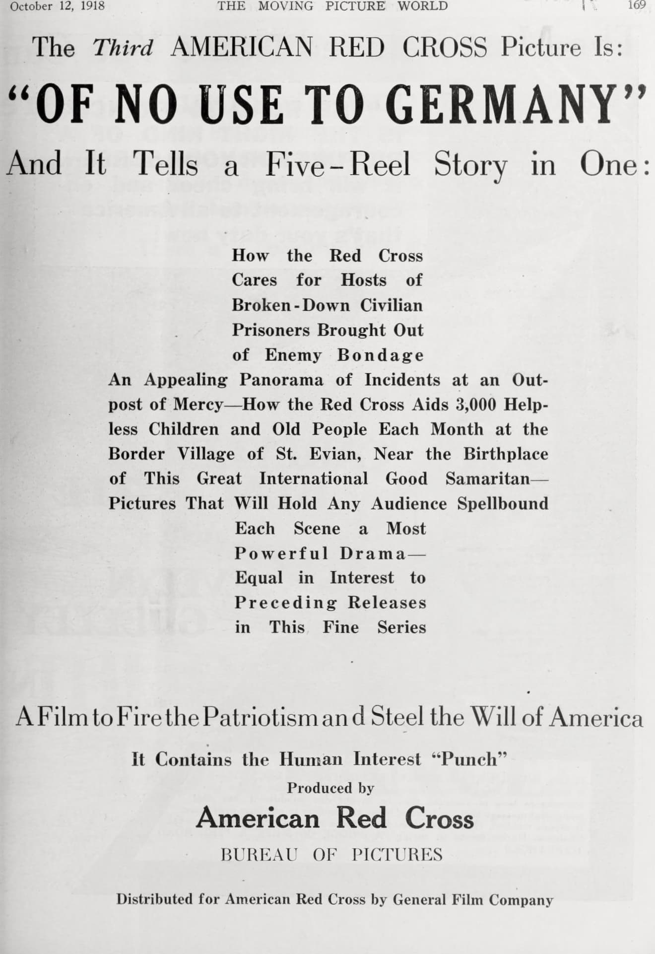 Of No Use to Germany poster – Cult Cinema