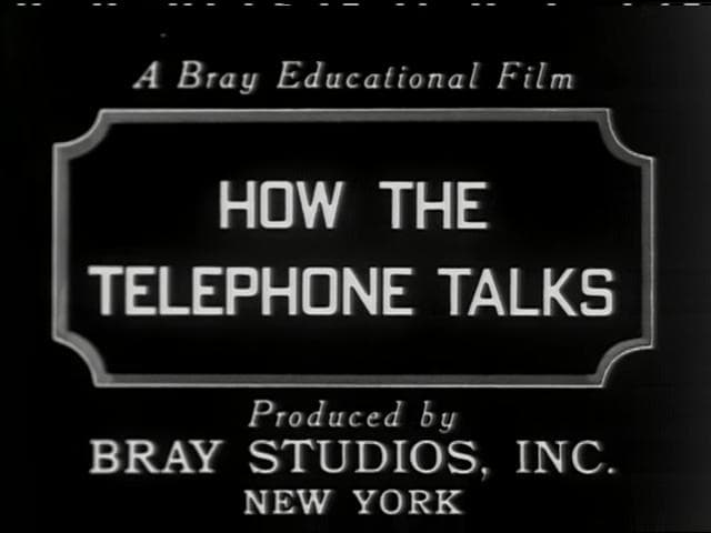 How the Telephone Talks poster – Cult Cinema