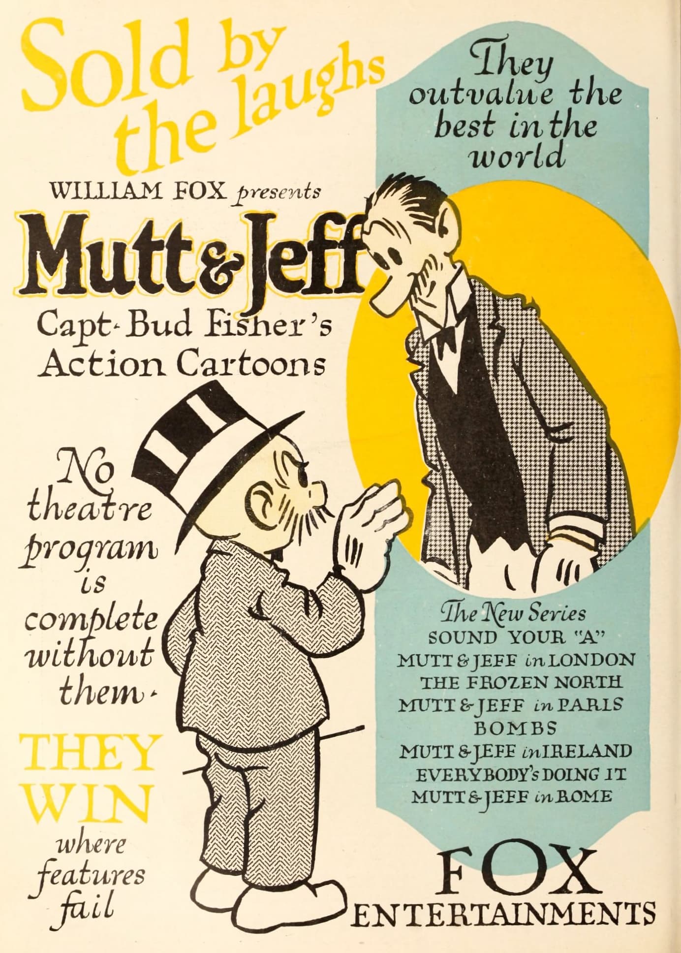 Mutt and Jeff in London poster – Cult Cinema