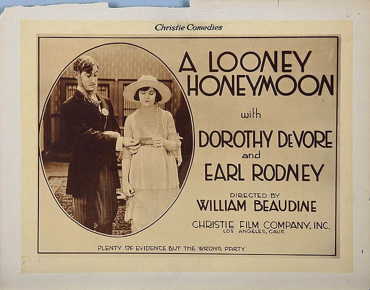A Looney Honeymoon poster – Cult Cinema