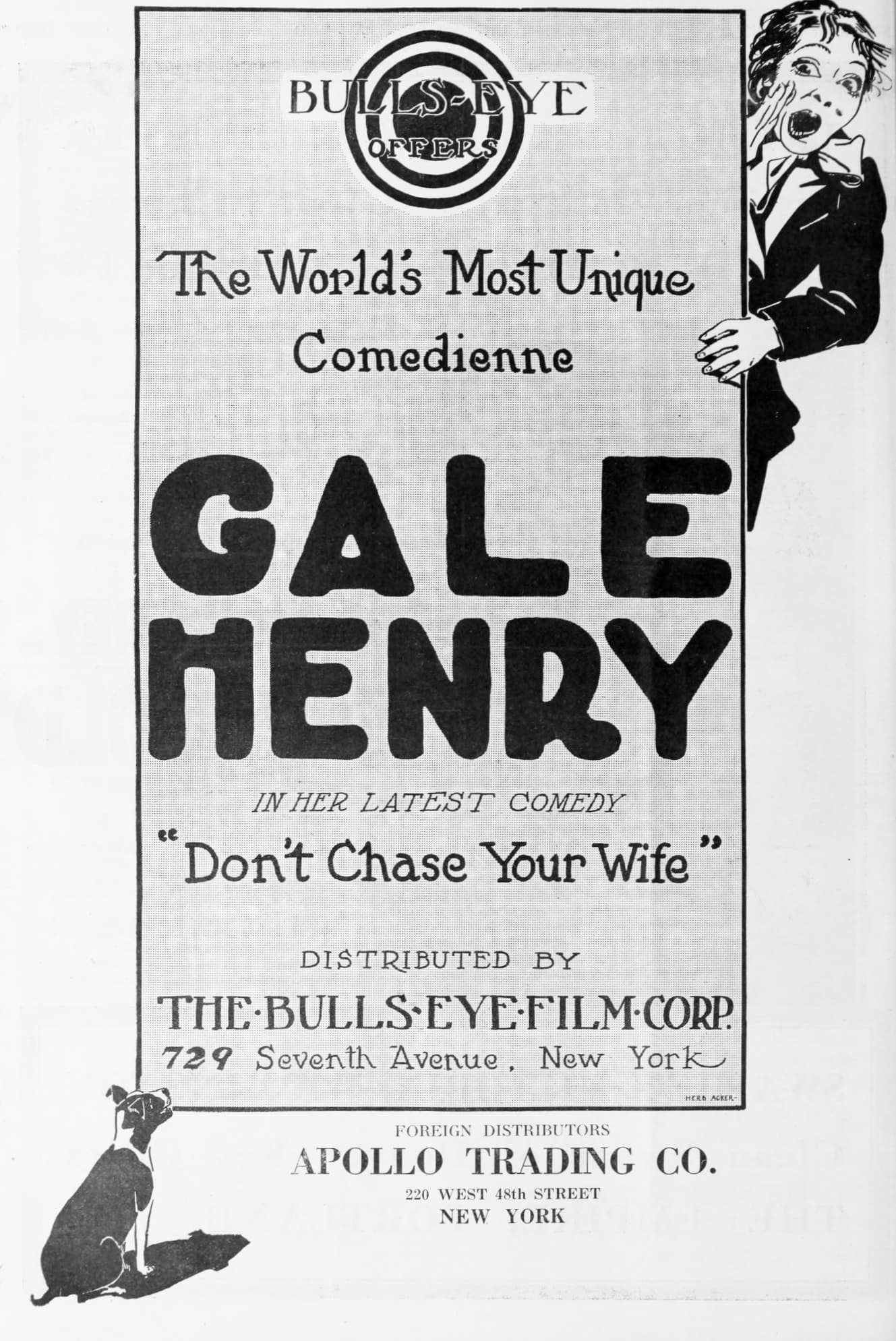 Don't Chase Your Wife poster – Cult Cinema